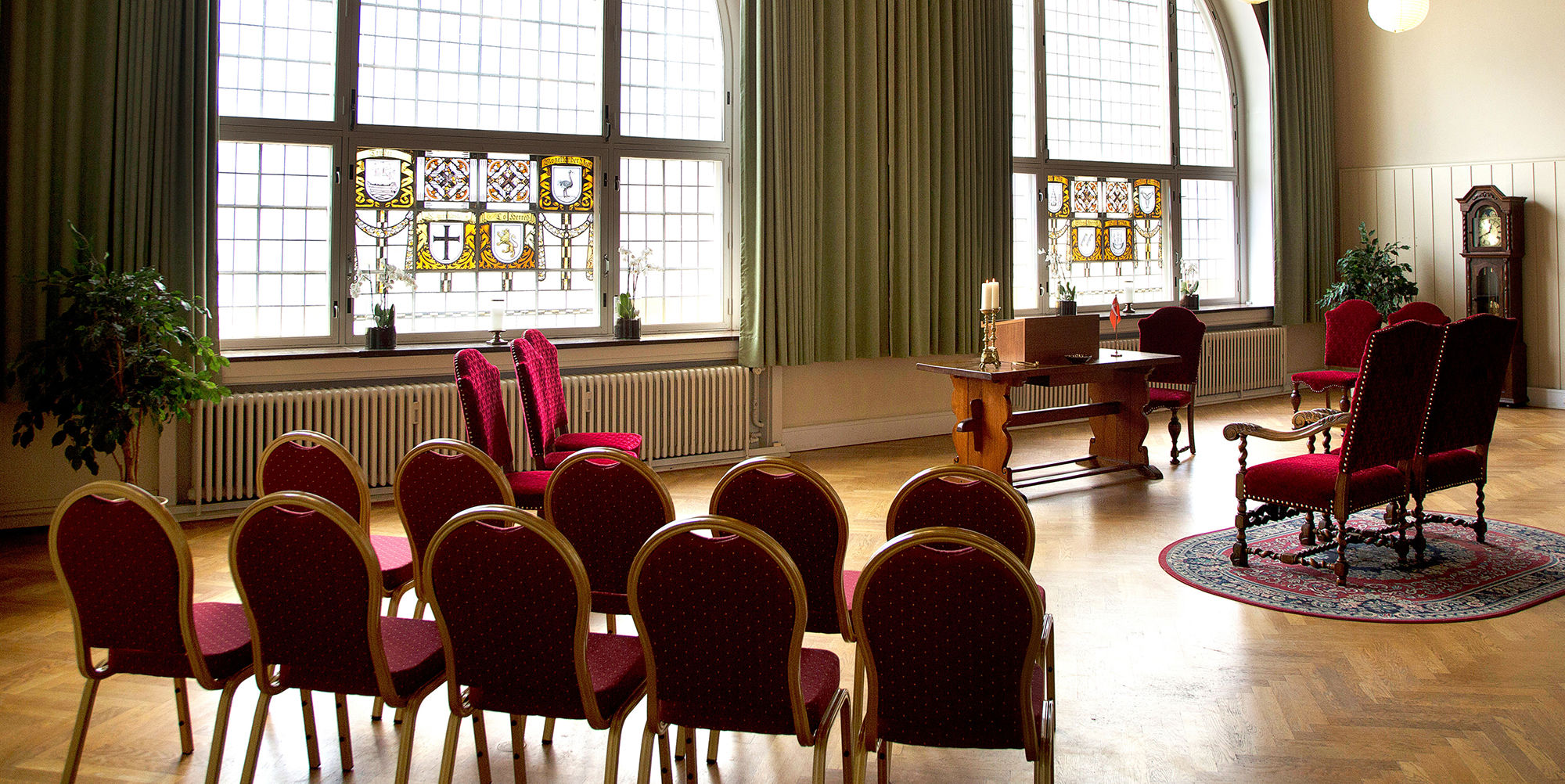 Lokalet hvor vielserne foregår